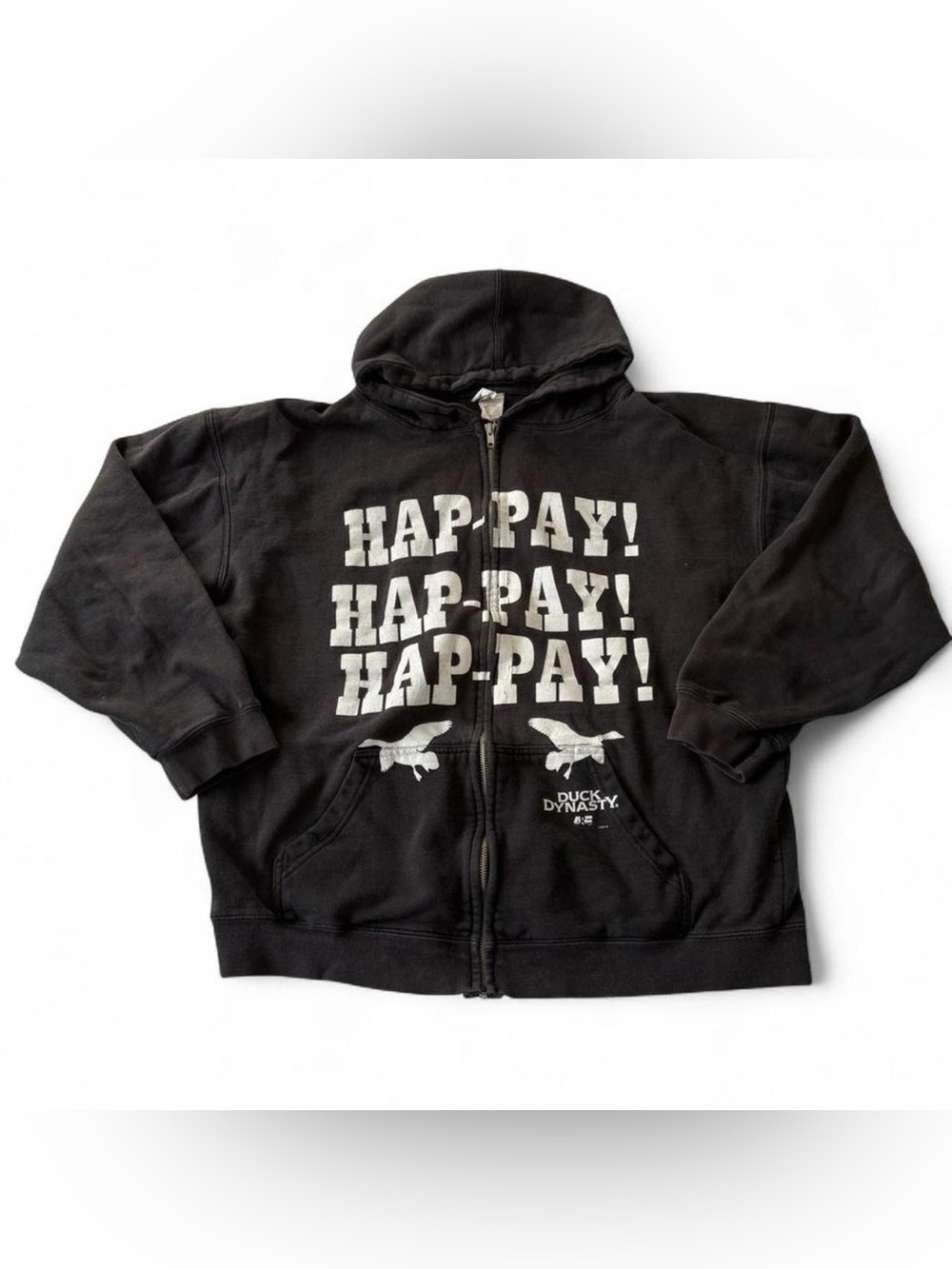 Duck Dynasty black zip up hoodie